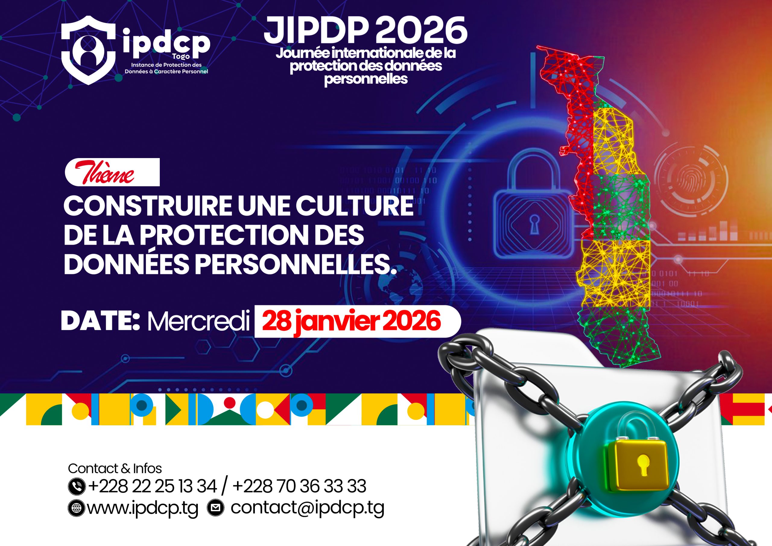 Journée Internationale de la protection des données personnelles : l’IPDCP sensibilise les populations par une distribution de flyers dans les universités et quartiers de Lomé