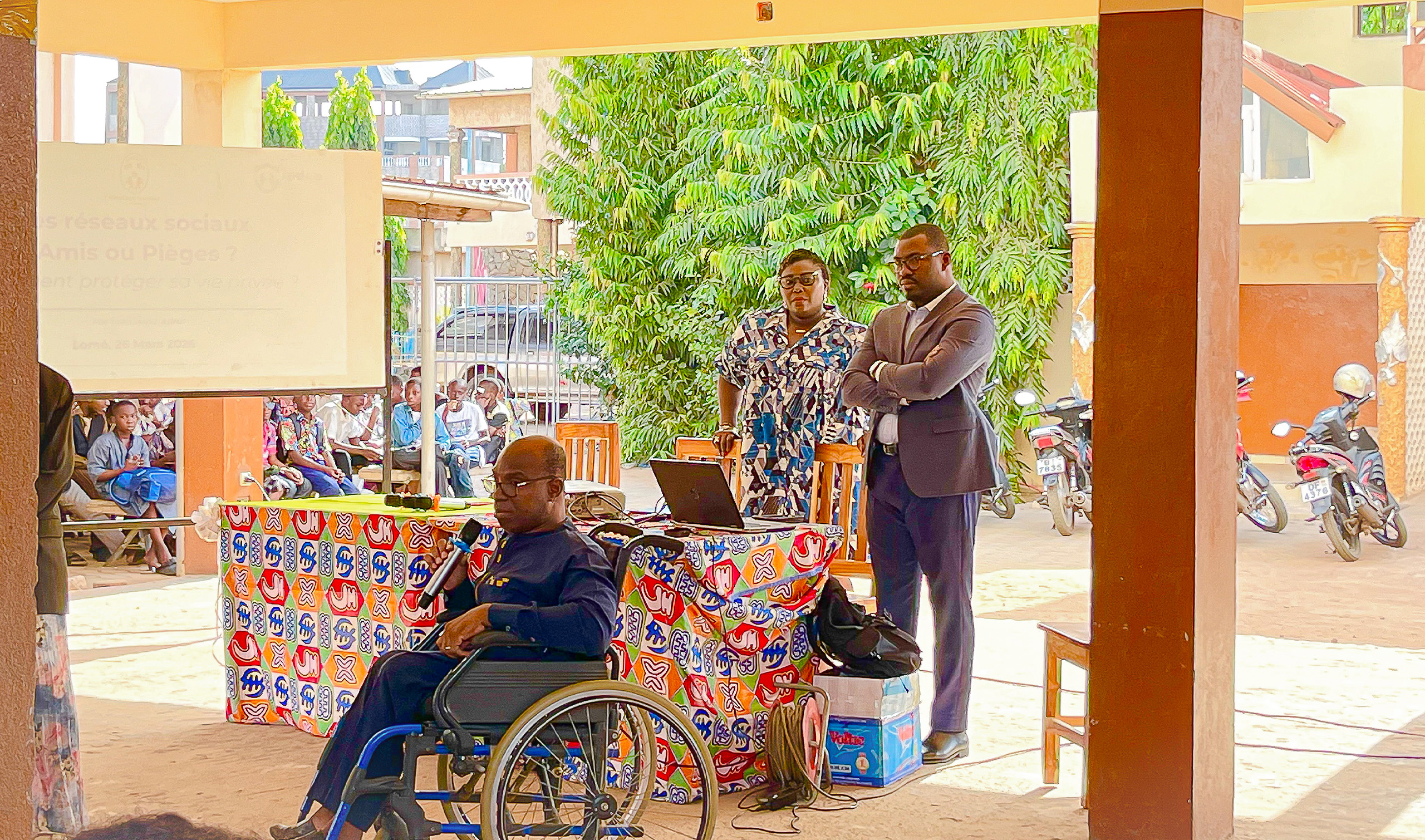 Journées d’Orientation et Culturelles au collège Nôtre Dame de Fatima : l’IPDCP sensibilise les élèves.